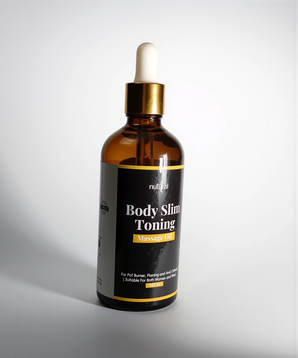 Natural Body Slim & Toning Massage Oil – Firming, Fat-Burn & Anti-Cellulite Care (100 ml)