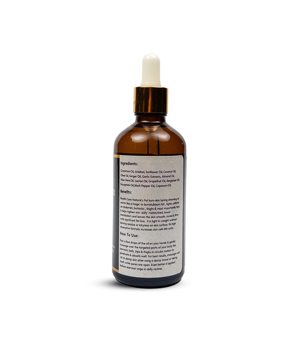 Natural Body Slim & Toning Massage Oil – Firming, Fat-Burn & Anti-Cellulite Care (100 ml)