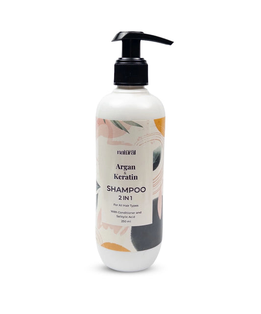 Argan & Keratin Shampoo (2-in-1) – 250 ml