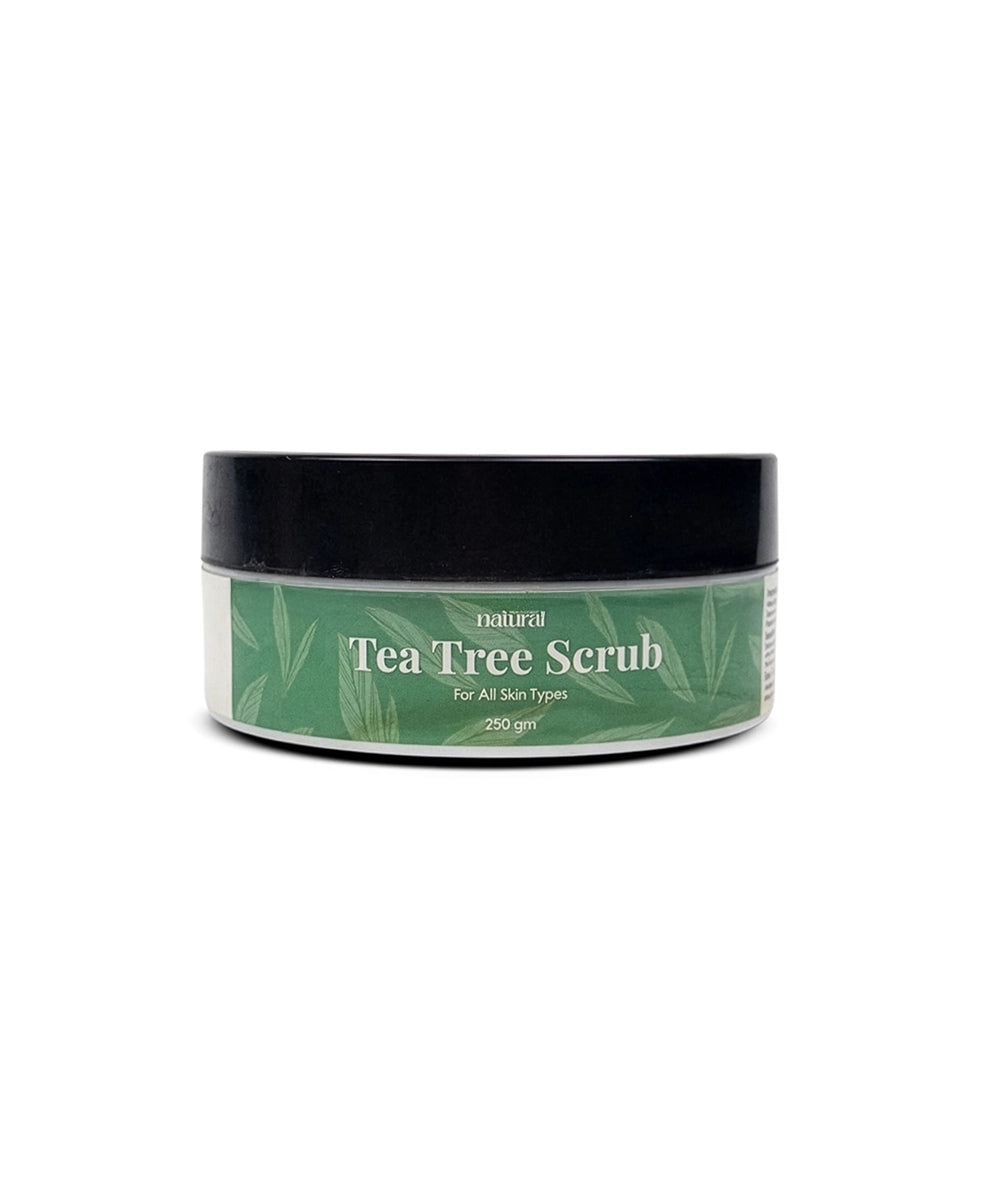 Tea Tree Scrub – Deep Cleansing & Oil Control Exfoliator (250g)